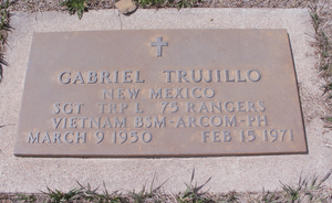 Trujillo grave marker