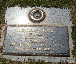Flow grave marker