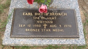 Broach gravemarker