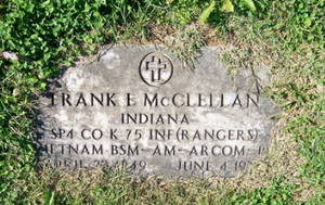 McClellan grave marker