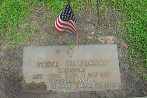 Hathaway grave marker