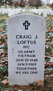 Loftus grave marker