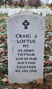 Loftus grave marker