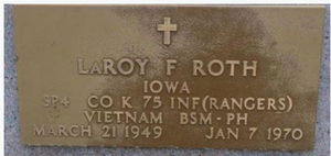 Roth grave marker